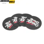 4pcs RHINO TUNING 45mm 1 25/32in Center Cap Stickers Aluminum - Image 2