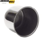 108mm 4.25in Stainless Steel Push Through Center Caps For Trucks - 20274148 - Image 2