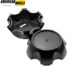 4pcs 133mm 5 7/32in Wheel Center Caps Matte Black C-1008-4 Hub Caps - 20274128MB - Image 3
