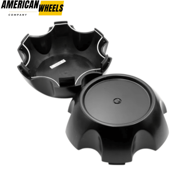 4pcs 133mm 5 7/32in Wheel Center Caps Matte Black C-1008-4 Hub Caps - 20274128MB - Image 3