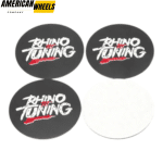4pcs RHINO TUNING 45mm 1 25/32in Center Cap Stickers Aluminum - Image 3