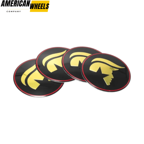 65mm 2.56in Wheel Center Cap Sticker Trump Hubcap Decal - 20270024 - Image 2