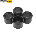 128mm 5in Fuel Wheel Center Caps #1003-50MB Matte Black - 20274178 - Image 2