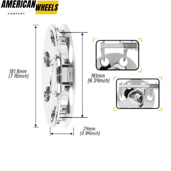 Ford 09-14 F150 Pickup 10-14 Expedition Wheel Center Caps #7L14-1A096 182mm 7 1/16in - 20230002 - Image 4
