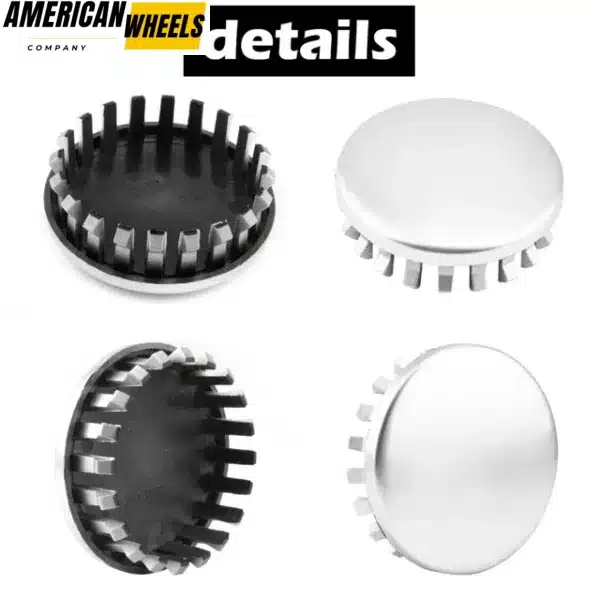 83mm(3 7/32in) HubCaps for Chevrolet GMC Center Caps Colorado Tahoe #9595383 - 20284004SV - Image 2