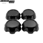 4pcs 133mm 5 7/32 Wheel Center Caps Matt Black - 20274127