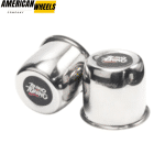 83mm 3.27in Push Through Center Cap Stainless Steel Chrome Available - (20274113+20220971)x1 - Image 2