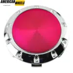 4pcs Benz OZ 75mm 2 15/16in Wheel Center Caps Pink Laber Silver Base - 20214948CHP[4618PP+4725CH]x4 - Image 2