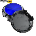 4pcs Benz OZ 75mm 2 15/16in Wheel Center Caps Blue Laber Black Base - 20214948BKB[4618BL+4725BK]x4 - Image 6