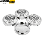 4pcs Subaru National Emblem Of The Russian 61mm 2 3/8in Wheel Center Caps #28821AE000 Silver Base - 20277075CH（20214550CH+20220959BKS ）x4 - Image 3