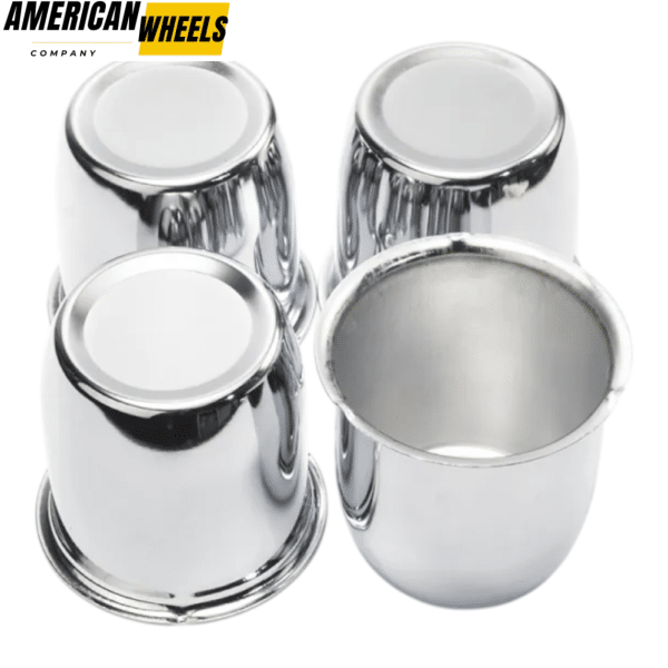 71mm 2.8in Push Through Center Cap Carbon Steel (Iron) Chrome - 20274165 - Image 2