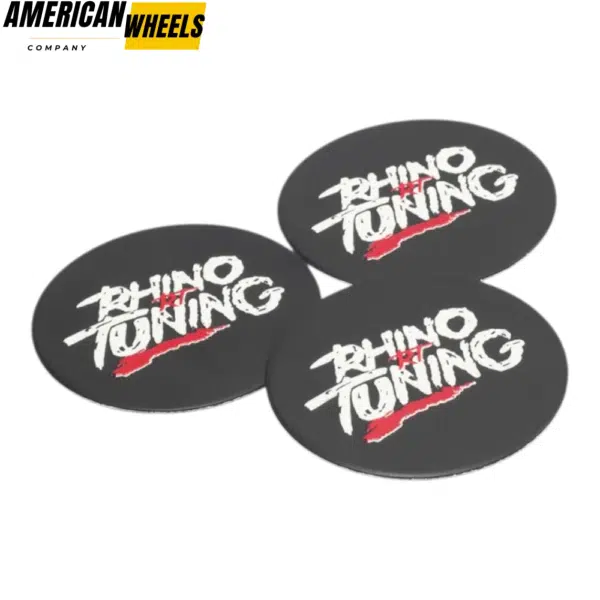 4pcs RHINO TUNING 50mm 1 31/32in Center Cap Stickers Aluminum - Image 5