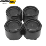128mm 5in Fuel Wheel Center Caps #1003-50MB Matte Black - 20274178