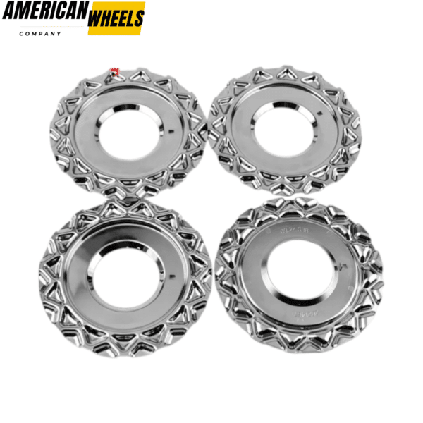 4pcs BBS 151mm 5 15/16in Wheel Center Cap Parts #09.24.038 Black Chrome - 20214671BC - Image 2