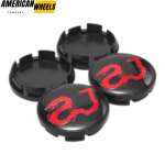 Gragon Emblem Snap-On Subaru Audi Wheel Center Caps For Rims 61mm (2.40in) - Image 8