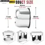 77mm 3.03" Push Through HubCap for Weld Racing Center Caps Trailer Hub - 20274065 - Image 5