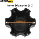 4pcs 114mm 4.49in for Incubus Or Ballistic Wheels Center Caps - 20274141 - Image 4