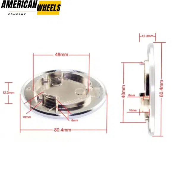 4pc 80mm BBS Wheel Rim Center Caps Auto Replacement Part for Super Rs, Rc, Rsii #09.24.410 - 20214662 - Image 8