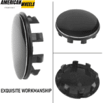 4pcs 58mm 2.28in for Kia Tesla Wheel Center Caps #52960-3W200 #6005879 #6005879-00-A - 20277114BK[13332+13708BK] - Image 3