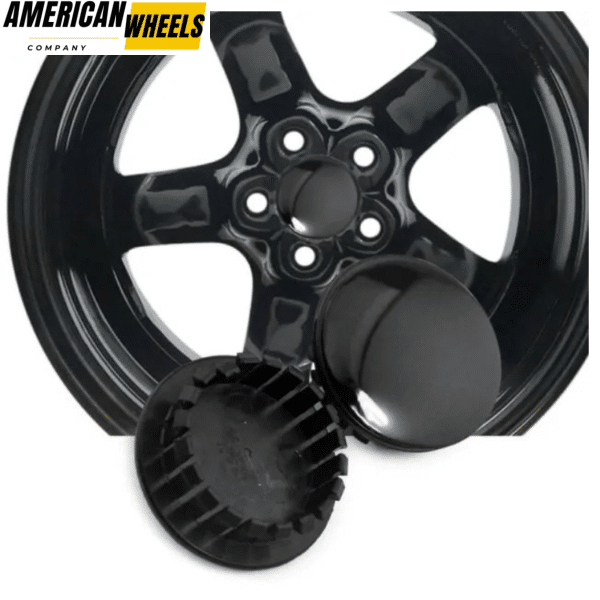 4pcs Pure Black 59mm 2 5/16in Hubcaps #9594156 #9593169 #9595157 Suitable For Many Different Types Of Vehicles - 20214303BK - Image 4