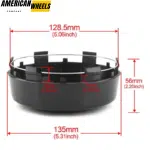 4pcs 135mm(5.31in) Wheel Center Caps for SOTA Offroad A608F-1 Replaces 6005K132 LG1106-29 - 20274229HB - Image 4