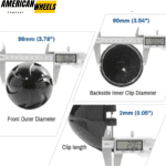 Toyota Tundra 4 Runner Tacoma Enkei XSP XSP-X Wheel Center Caps #S603-03 96mm 3.78in 4pcs - 20274228 - Image 11