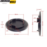 4pc 80mm BBS Wheel Rim Center Caps Auto Replacement Part for Super Rs, Rc, Rsii #09.24.410 - 20214662 - Image 9