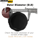 4Pcs for America Eagle Alloys Center Caps #ACC 3226 06 - 20274230MB - Image 5