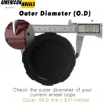 4Pcs for America Eagle Alloys Center Caps #ACC 3226 06 - 20274230MB - Image 5