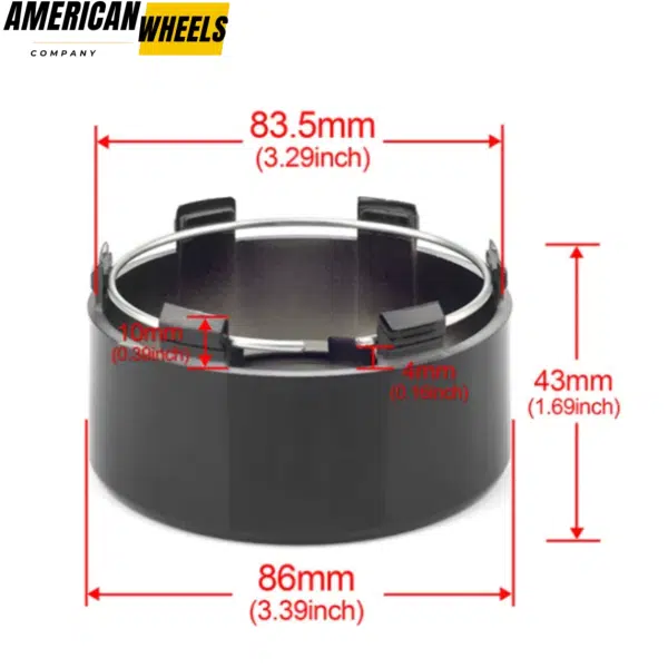 4pcs 86mm 3.39in Wheel Center Caps (ID:83.5mm) for Ford F-150 Rim Hub Cap Cover - 20274208 - Image 8