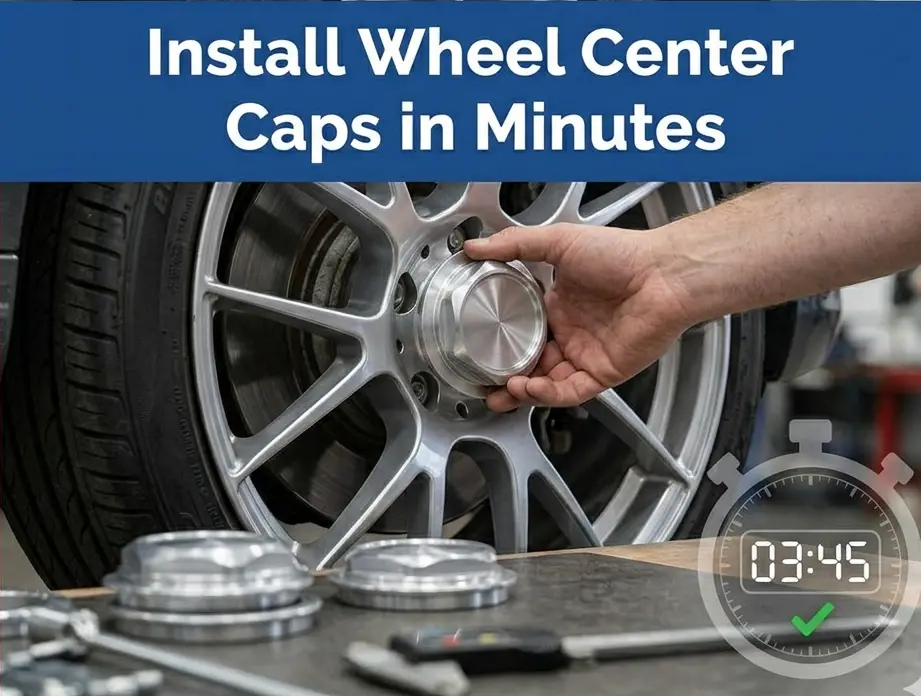 Install Wheel Center Caps in Minutes