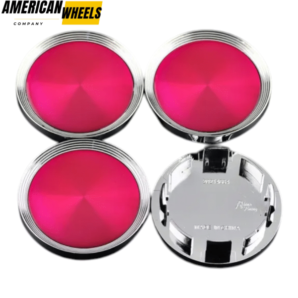 4pcs Volkswagen 66mm 2 19/32in Wheel Center Caps #3B7601171 Pink - 20214945CHP[4618PP+4664CH]X4 - Image 4