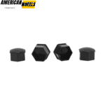 4pcs for Tesla Cybertruck Center Caps and 25pcs Lug Nut Covers Matte Black - 20250001MB[20214487MBRx4+23112227MBx25] - Image 4