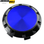 4pcs Benz OZ 75mm 2 15/16in Wheel Center Caps Blue Laber Black Base - 20214948BKB[4618BL+4725BK]x4 - Image 5