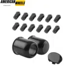 3.19in Push Through Center Caps and 1/2-20 Trailer Wheel Lug Nuts Sets - 20274403=[74071+12228CHx6] - Image 3
