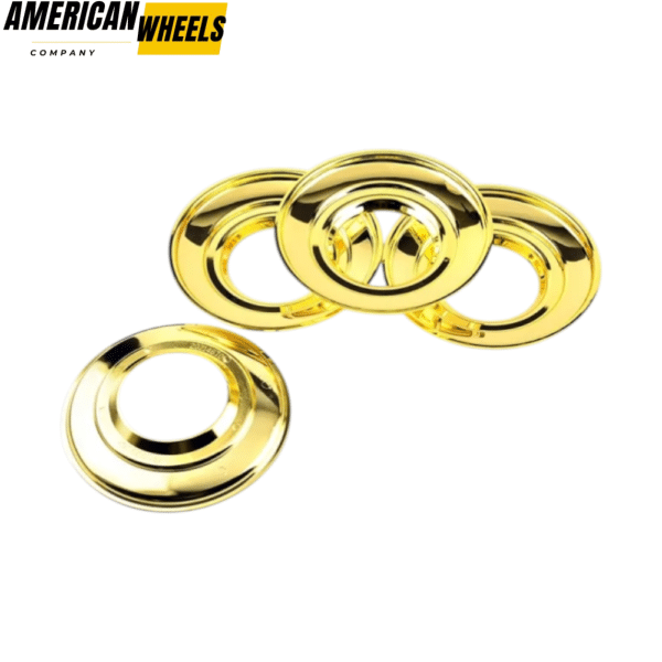 4pcs BBS 154mm 6 1/16in Wheel Center Fitment #09.23.502 Gold - 20214670GD - Image 5