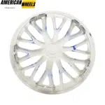 1pc Rambo 360mm 14 5/32in Tyre Rim Hub Cap Cover Blue Black - 20274116BB - Image 5
