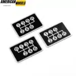 6 Speed Manual Stick Shift Stickers Aluminum Pattern - 20220896Ax1