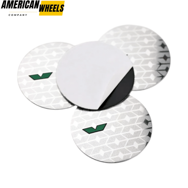 4pcs 56mm 2 3/16in Skoda Wheel Center Sticker Aluminum - 20214416 - Image 3