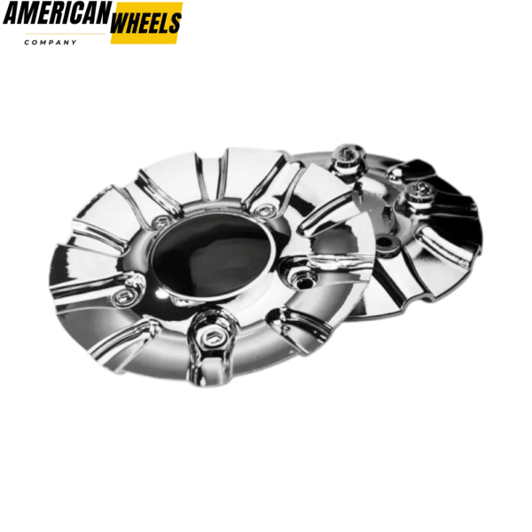 4pcs 175mm 6 7/8in Wheel Center Caps With Black Label - 20214368 - Image 4