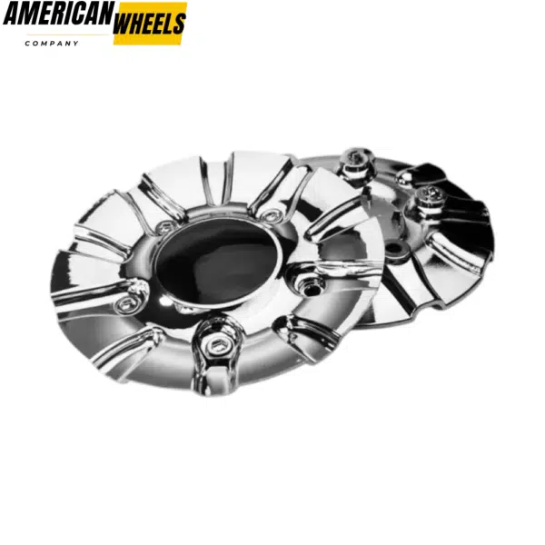 4pcs 175mm 6 7/8in Wheel Center Caps With Black Label - 20214368 - Image 4