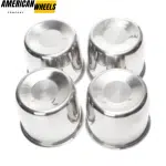 108mm 4.25in Stainless Steel Push Through Center Caps For Trucks - 20274148