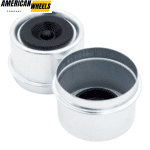 4pcs Metal 56mm 2 3/16in Shaft Head Cover With Rubber Silver - 20274110CH - Image 4