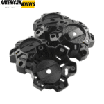Monster Rims Wheel Center Caps for Mags 15x7 6 Hole Rims 138mm 5.43in Black - 20214679HB - Image 4