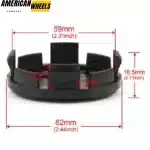 62mm/2.44in Car Wheel Center Hub Caps for Chevrolet Dodge Jeep Toyota Lexus OZ #52110398AA #1LB77DD5AC - 20277122 - Image 5