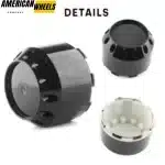 4pcs 99mm3 7/8in Wheel Hub Cap for XD Series by KMC HubCaps #464K98 - 20274181 - Image 3