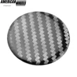 4pcs Imitation Carbon Fiber Texture 45mm 1 25/32in Rim Center Cap Sticker Aluminum - 20214337x4 - Image 5
