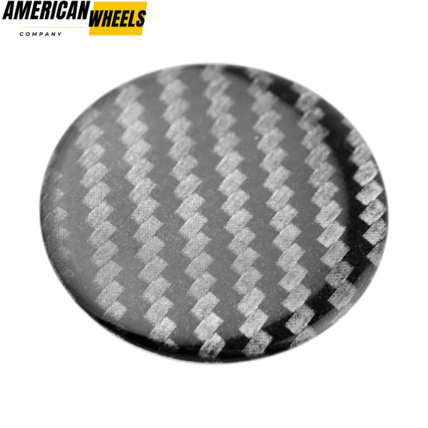 4pcs Imitation Carbon Fiber Texture 45mm 1 25/32in Rim Center Cap Sticker Aluminum - 20214337x4 - Image 5