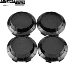 4pcs 83mm(3.27in) Wheel Center Caps for GMC Yukon / Denali Cadillac Escalade #19333200 #9596403 - 20214726BKx4