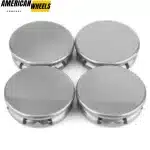 53mm 2 1/16in Universal Gun Gray Wheel Center Caps for Modified Wheels - 20274186